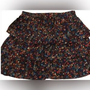 Star Skirt J Crew Tiered Skirt in Kaleidoscope Star Print Indigo Skirt